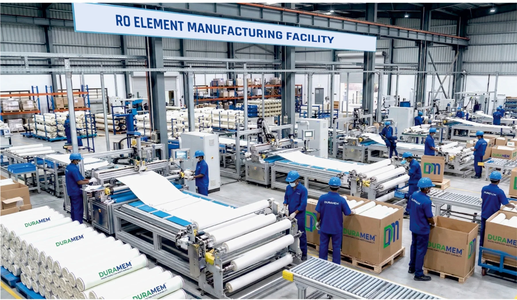 DURAMEM RO element manufacturing facility